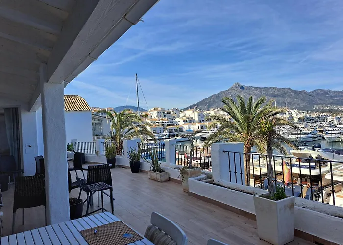 Private In Huge Penthouse 1st Line Puerto Banus, Incredible Views, Jacuzzis